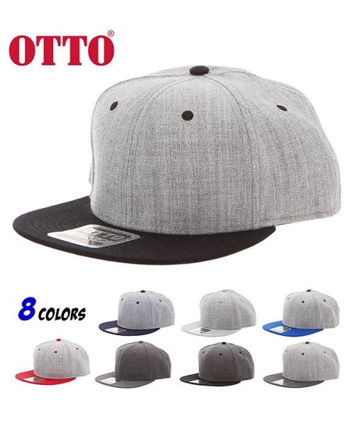 BACKYARD FAMILY(バックヤードファミリー)/オット OTTO #1054 Heather Wool Blend Twill Flat Visor /img01