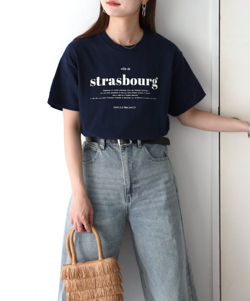 Riberry(リベリー)/【GILDAN】 strasbourgプリントTシャツ/img31