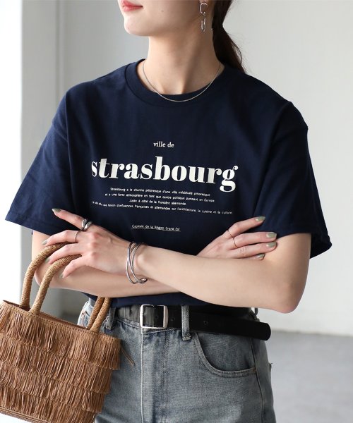 Riberry(リベリー)/【GILDAN】 strasbourgプリントTシャツ/img33