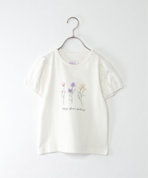 ikka kids(イッカ　キッズ)/USAコットン パフスリーブプリントTシャツ（120〜160cm）/img21