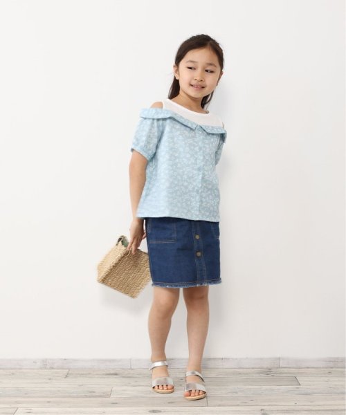 ikka kids(イッカ　キッズ)/肩開きレイヤード花柄ブラウス（120〜160cm）/img12