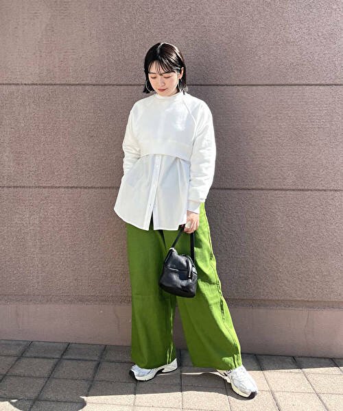 ITEMS URBANRESEARCH(アイテムズ アーバンリサーチ（レディース）)/リネンレーヨンワイドパンツ/img06