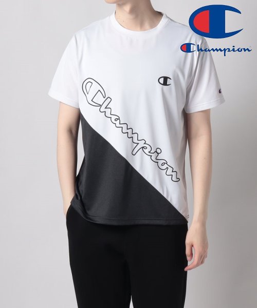 MARUKAWA(マルカワ)/【Champion】チャンピオン ドライ 切替 Tシャツ/メンズ 半袖 Tシャツ スポーツ 運動 速乾/img03