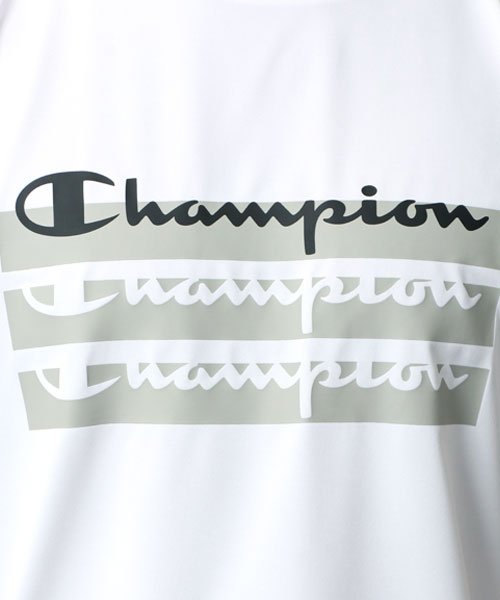 MARUKAWA(マルカワ)/【Champion】チャンピオン ドライ 三段ロゴ Tシャツ/メンズ トップス 速乾 Tシャツ 夏 ドライ/img09