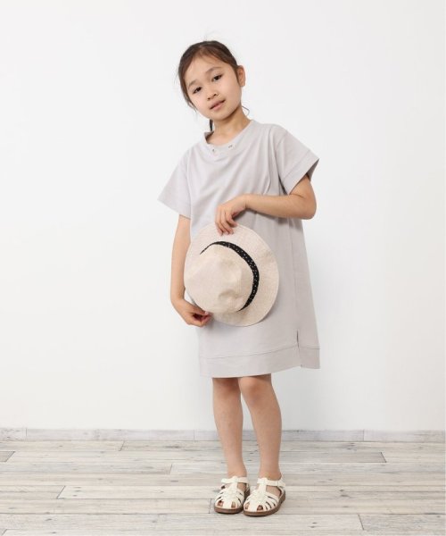 ikka kids(イッカ　キッズ)/鹿の子ワイドネックワンピース（120〜160cm）/img11