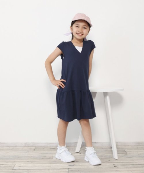 ikka kids(イッカ　キッズ)/鹿の子フェイクワンピース（120〜160cm）/img10