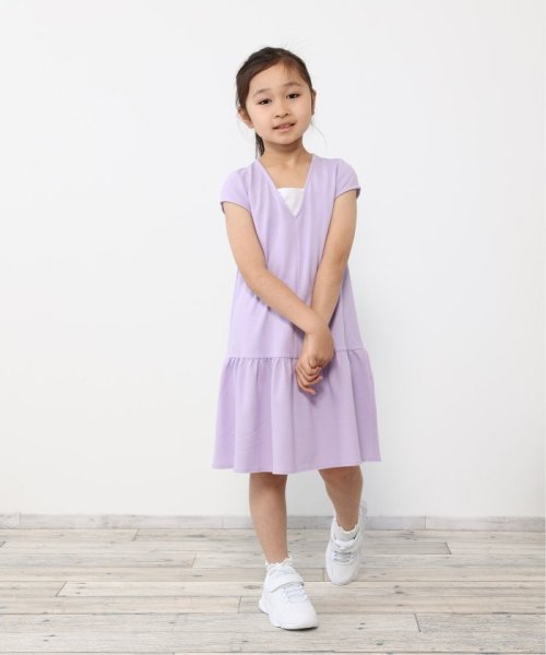 ikka kids(イッカ　キッズ)/鹿の子フェイクワンピース（120〜160cm）/img12