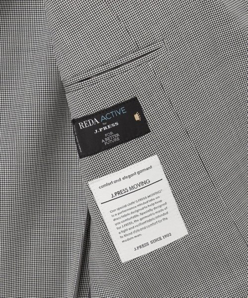 【J.PRESS MOVING】REDA ACTIVEマイクロハウンドトゥース ジャケット PRESS MOVING