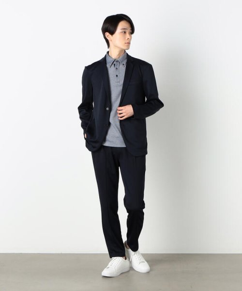 COMME CA ISM MENS(コムサイズム（メンズ）)/セットアップ対応 ウォッシャブル メッシュ ナローラペル ジャケット/img07