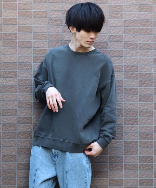 SITRY(SITRY)/【SITRY】pigment sweat shirt / ピグメント クルーネック スウェット/メンズ レディース スウェット トレーナー トップス/img08