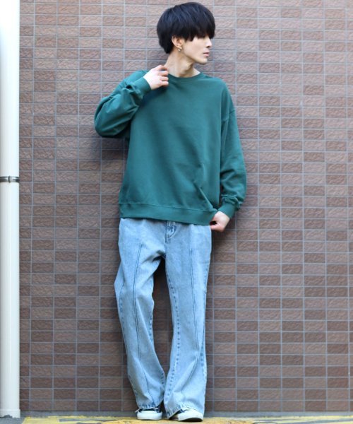 SITRY(SITRY)/【SITRY】pigment sweat shirt / ピグメント クルーネック スウェット/メンズ レディース スウェット トレーナー トップス/img21