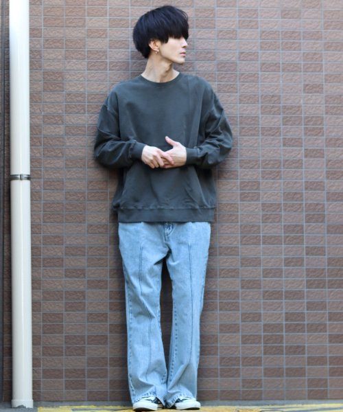 SITRY(SITRY)/【SITRY】pigment sweat shirt / ピグメント クルーネック スウェット/メンズ レディース スウェット トレーナー トップス/img30