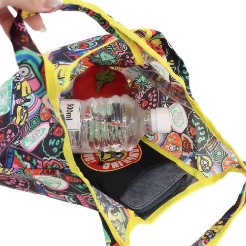 ミニオンズ キャラクター エコバッグ 折りたたみミニショッピングバッグ ステッカー プレゼント 男の子 女の子 ギフト 人気・おすすめ｜使いやすい・旅行におすすめ 品質保証 全国発送 日本国内発送・最短翌日お届け