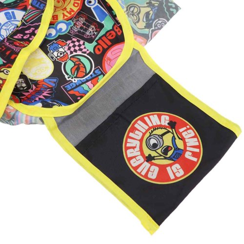 ミニオンズ キャラクター エコバッグ 折りたたみミニショッピングバッグ ステッカー プレゼント 男の子 女の子 ギフト 人気・おすすめ｜使いやすい・旅行におすすめ 品質保証 全国発送 日本国内発送・最短翌日お届け