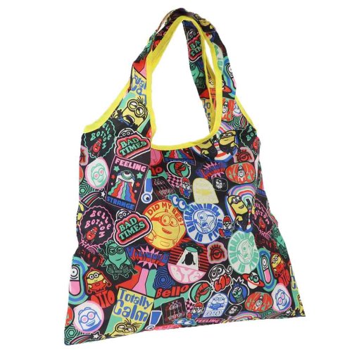 ミニオンズ キャラクター エコバッグ 折りたたみミニショッピングバッグ ステッカー プレゼント 男の子 女の子 ギフト 人気・おすすめ｜使いやすい・旅行におすすめ 品質保証 全国発送 日本国内発送・最短翌日お届け