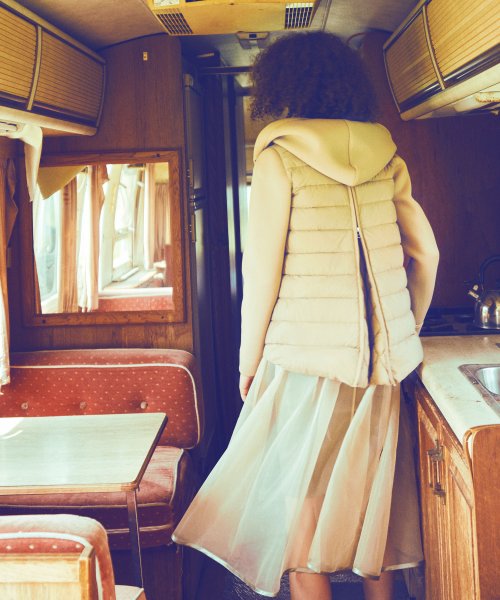 ダンボールニットライトダウンジャケット「D1043」 