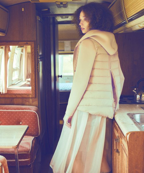 ダンボールニットライトダウンジャケット「D1043」 