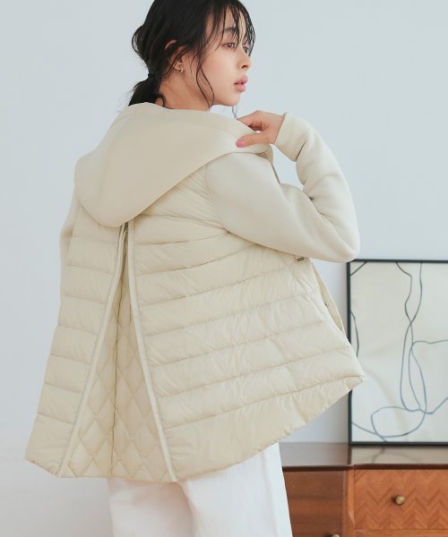 ダンボールニットライトダウンジャケット「D1043」 