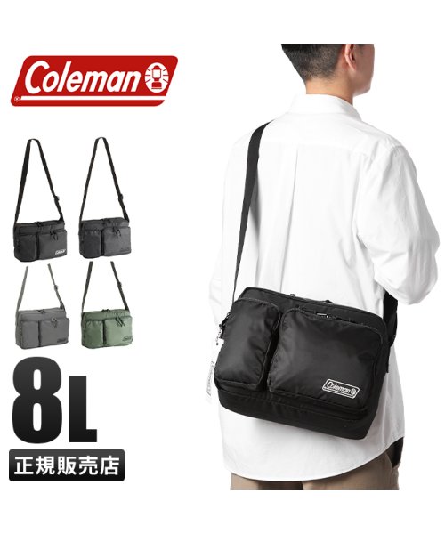 Coleman(Coleman)/コールマン ウォーカー ショルダーバッグ メンズ レディース ブランド ナイロン 斜めがけ 軽量 大きめ 大容量 8L Coleman walker－ts/img01