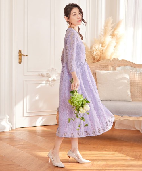 DRESS+(ドレス プラス)/ワンピース ドレス レース 結婚式 披露宴 パーティー/img17