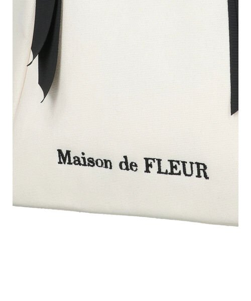 Maison de FLEUR(メゾンドフルール)/グログランリボンSトートバッグ/img07