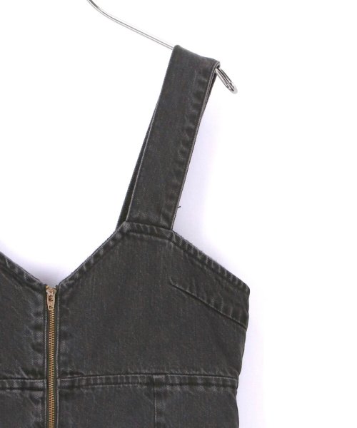 【サステナブル】デニムサロペットスカート サステナブル COTTON size