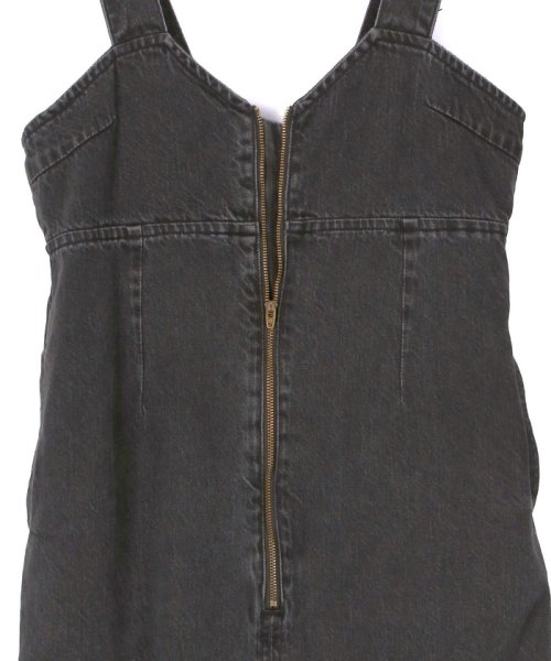 【サステナブル】デニムサロペットスカート サステナブル COTTON size