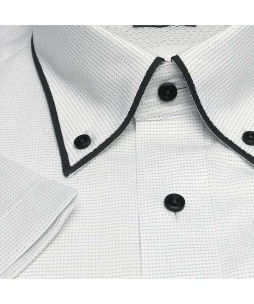 TOKYO SHIRTS(TOKYO SHIRTS)/【Layered Cool・大きいサイズ】 形態安定  ボタンダウンカラー 半袖ワイシャツ/img04