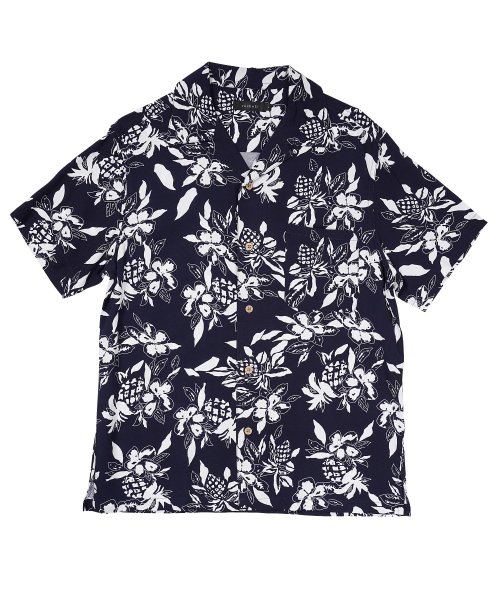 JIGGYS SHOP(ジギーズショップ)/レーヨンアロハシャツ/ アロハ メンズ かりゆしウェア 半袖 開襟 柄 ハワイアン オープンカラー シャツ/img30