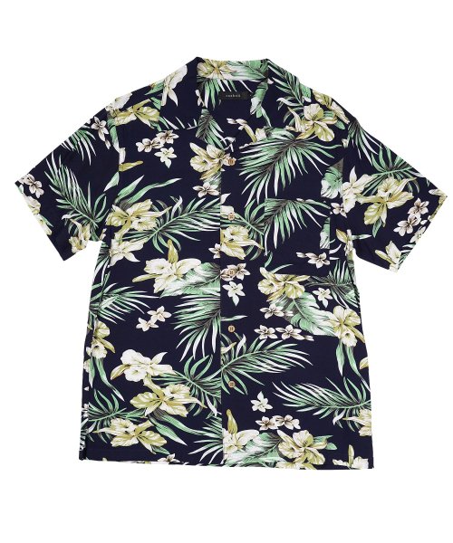 JIGGYS SHOP(ジギーズショップ)/レーヨンアロハシャツ/ アロハ メンズ かりゆしウェア 半袖 開襟 柄 ハワイアン オープンカラー シャツ/img32