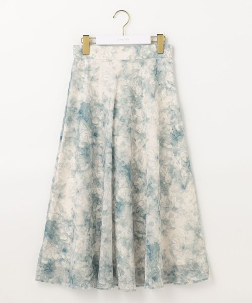 any SiS L(エニスィス（大きいサイズ）)/【洗える】水彩フラワープリント スカート/img14