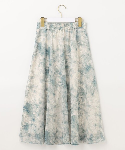 any SiS L(エニスィス（大きいサイズ）)/【洗える】水彩フラワープリント スカート/img15