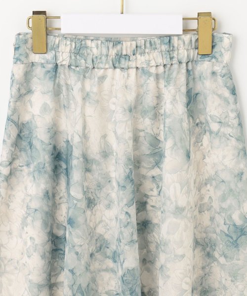 any SiS L(エニスィス（大きいサイズ）)/【洗える】水彩フラワープリント スカート/img17
