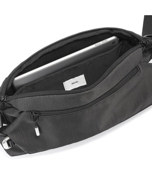エース エースジーン ボディバッグ ワンショルダーバッグ メンズ 斜めがけ 大きめ 大容量 撥水 ace. GENE 68022 68072 68027 680 撥水 ace GENE 抗ウイルス 撥油機能に優れたテフロン 加工を施した本体生地を採用