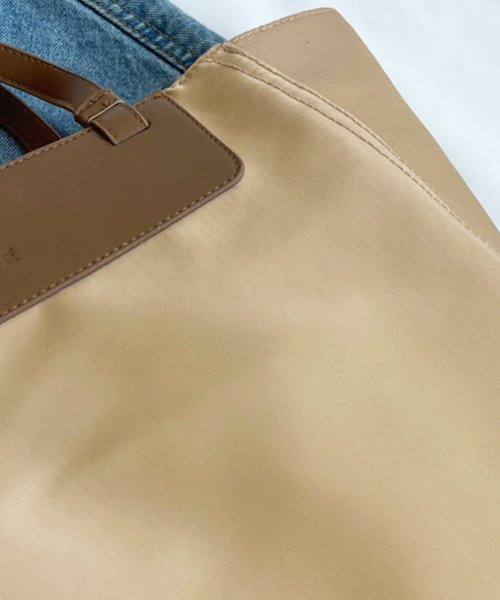 Amulet(アミュレット)/シンプルトートバッグ レディース 鞄 韓国ファッション 10代 20代 30代 大容量 大きめ オフィスカジュアル スクール 肩かけ 合わせやすい 大きいサイズ/img15