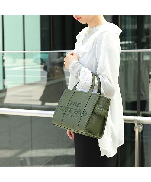 【新品未使用】 MARC JACOBS マークジェイコブス ハンドバッグ ショルダー THE LEATHER MINI TOTE BAG ザ レザートートバッグミニ レザー H009L01SP21 【SPRING BLUE】