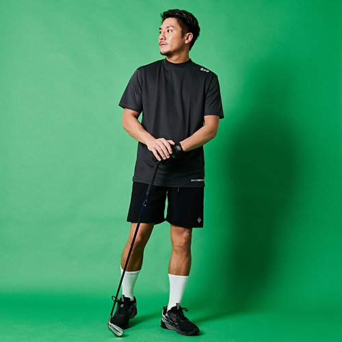 SHI－JYOMAN GOLF 首プリント半袖モックネックTEE　ゴルフ 人気・おすすめ｜使いやすい・旅行におすすめ 品質保証 全国発送 在庫限り