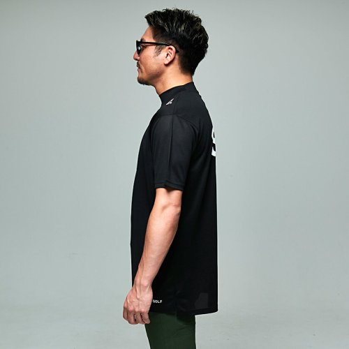 SHI－JYOMAN GOLF 首プリント半袖モックネックTEE　ゴルフ 人気・おすすめ｜使いやすい・旅行におすすめ 品質保証 全国発送 在庫限り