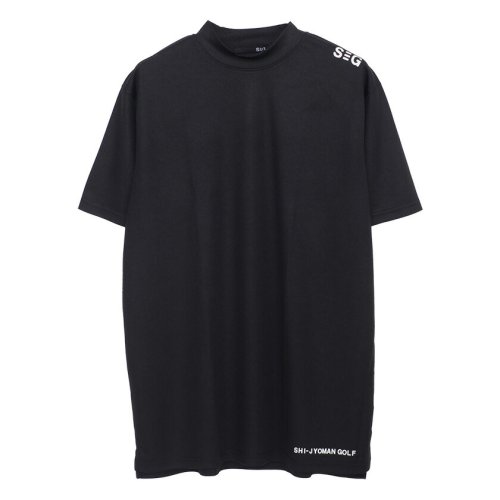 SHI－JYOMAN GOLF 首プリント半袖モックネックTEE　ゴルフ 人気・おすすめ｜使いやすい・旅行におすすめ 品質保証 全国発送 在庫限り