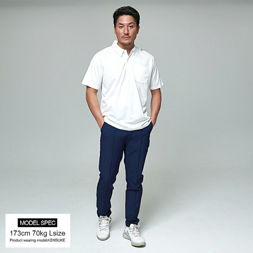 SB Select(エスビーセレクト)/SHI－JYOMAN GOLF 肩プリント半袖ポロシャツ　ゴルフ/img01