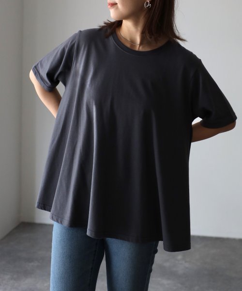 Riberry(リベリー)/Aラインフレア半袖Tシャツ/img02