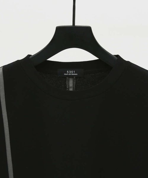 5351POURLESHOMMES(5351POURLESHOMMES)/エルライン 半袖Tシャツ/img10