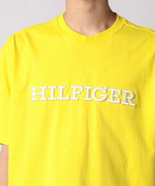 TOMMY HILFIGER(トミーヒルフィガー)/モノテープエンブロイドグラフィックTシャツ/img15