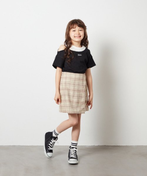 a.v.v(KID'S)(アー・ヴェ・ヴェキッズ)/[100－130]アシメレイヤー風Ｔシャツ/img16