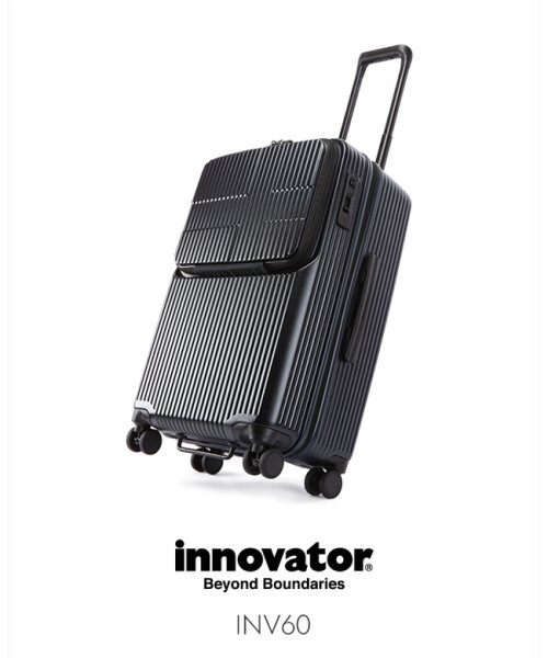 innovator(イノベーター)/【2年保証】イノベーター スーツケース Mサイズ 62L フロントオープン トップオープン 軽量 innovator INV60/img18