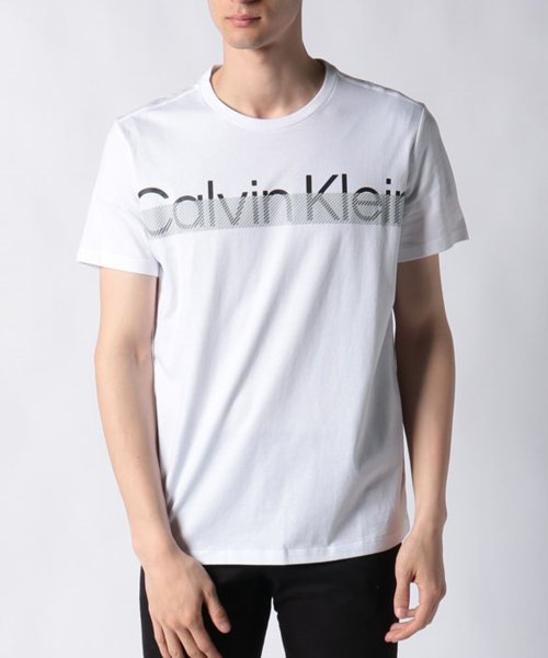 Calvin Klein(カルバンクライン)/【CALVIN KLEIN / カルバンクライン】トップス Tシャツ 半袖 プリント ロゴ クルーネック カットソー コットン100% 40IC840/img12