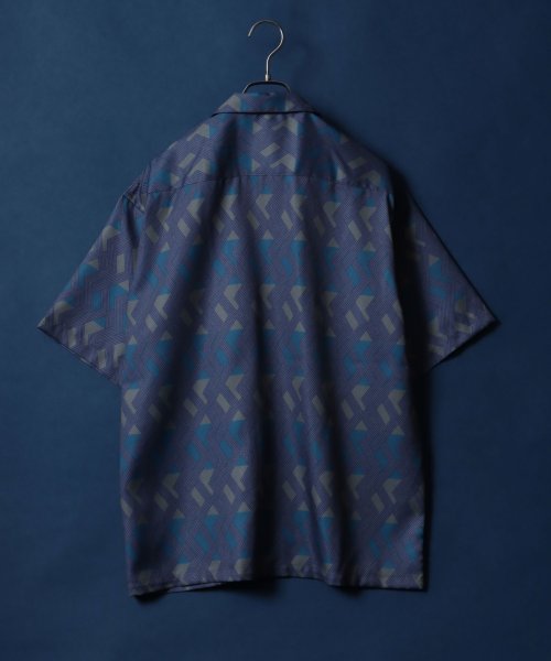 ANPAS(ANPAS)/【ANPAS】総柄 オーバーサイズ オープンカラーシャツ 半袖 シャツ 開襟シャツ メンズ レディース/img11