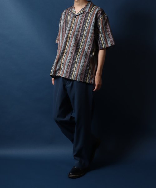 ANPAS(ANPAS)/【ANPAS】総柄 オーバーサイズ オープンカラーシャツ 半袖 シャツ 開襟シャツ メンズ レディース/img33