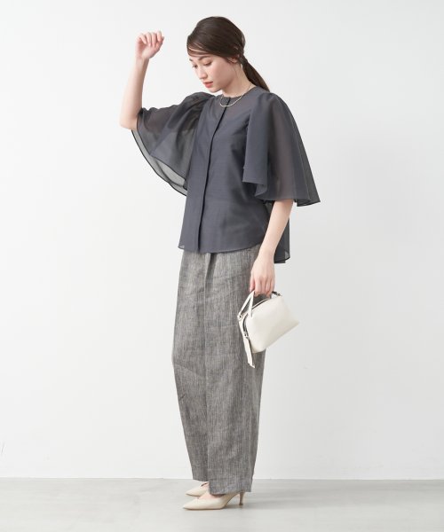 MICA&DEAL(マイカアンドディール)/adjastable linen pants/img11