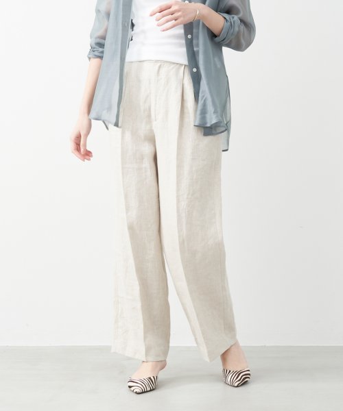 MICA&DEAL(マイカアンドディール)/adjastable linen pants/img21